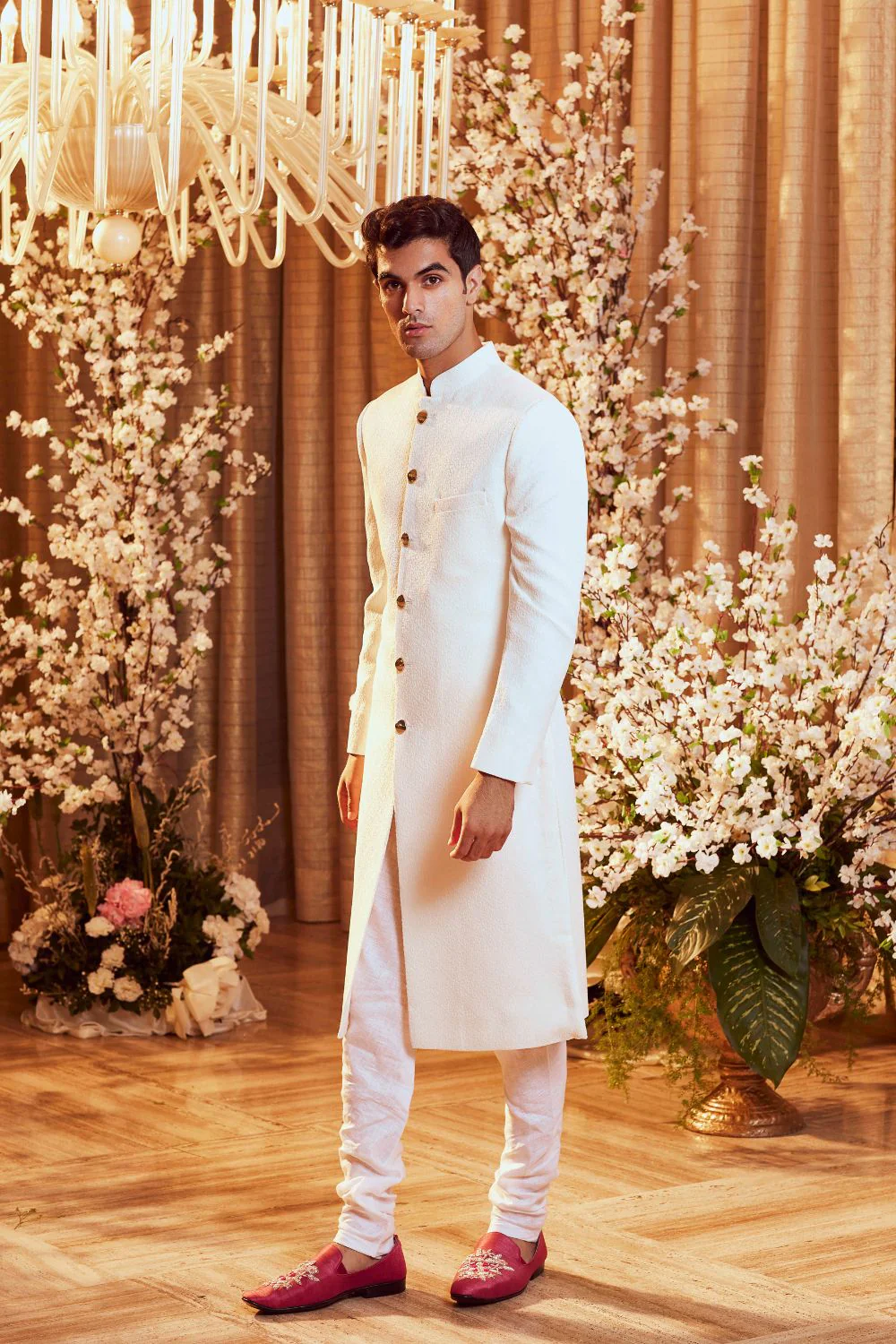 best white sherwani