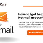 How do I get help with my Hotmail account