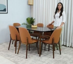 data dining set 6 seater fressia black marble top 6 seater dining set ginger bread 17 810x702 1