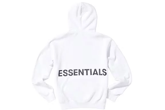 FG Essentials Graphic Pullover Hoodie White