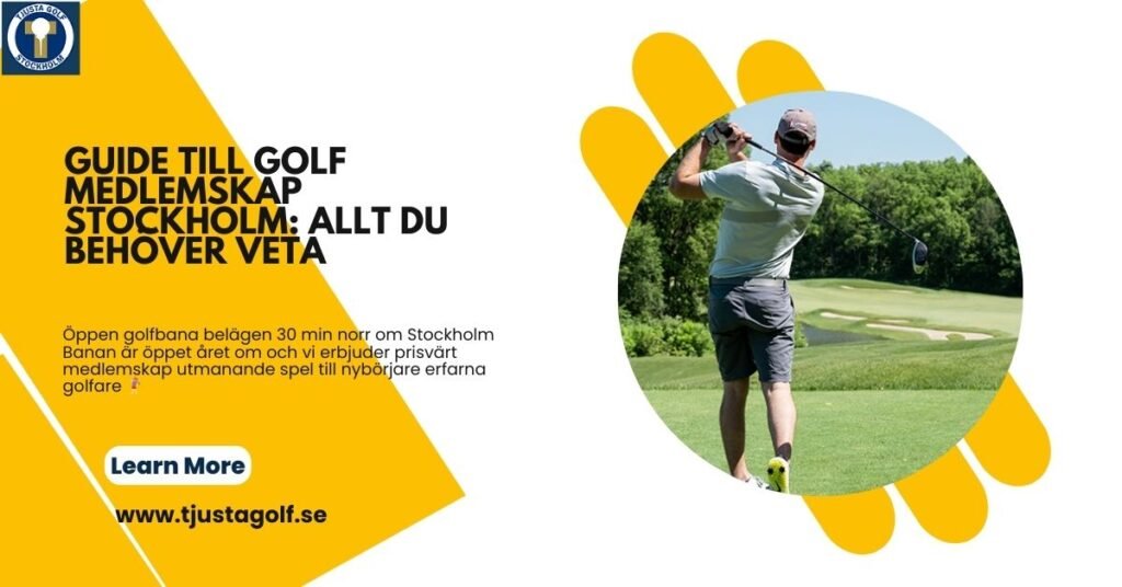 Golf Medlemskap Stockholm