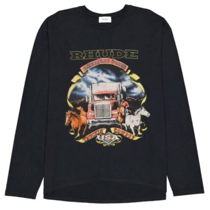 Rhude Black Truckin Cowboy Sweatshirt 600x600 1 430x430 1