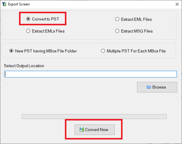 convert MBOX Files to PST format with ToolsGround
