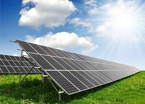 solar plant with battery