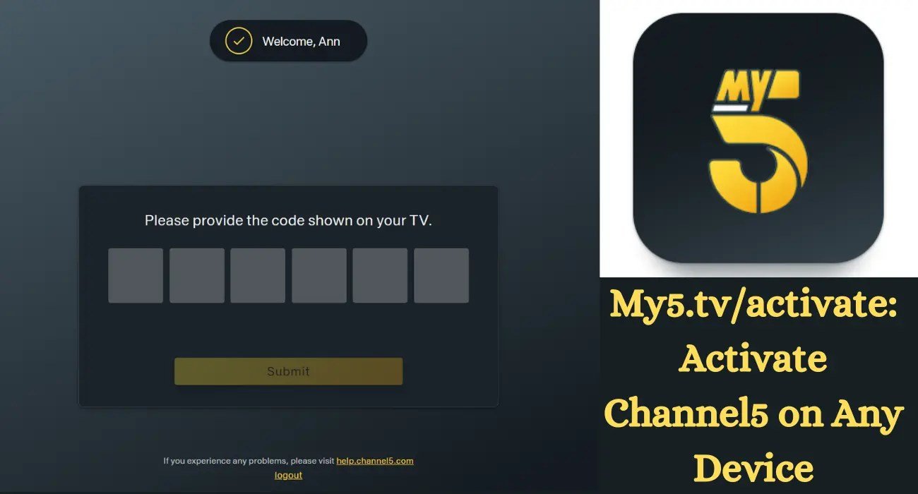 About us- my5tv/activate Code : Activate on Any Device/my5 pin