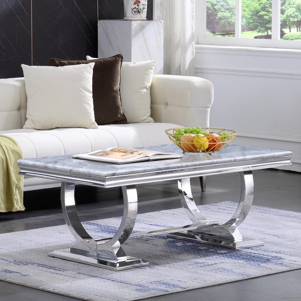 Small Silver Coffee Table