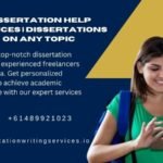 Dissertation Help Services | Dissertations on any topic