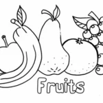 Fun and Vibrant Fruits Coloring Pages for All Ages