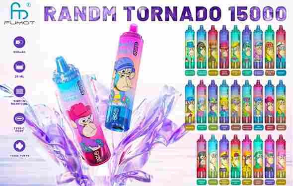 R&M Tornado 15,000 Puff Disposable Vape: Ultimate Guide"