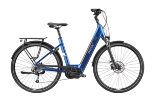 a royal blue BESV e-bike