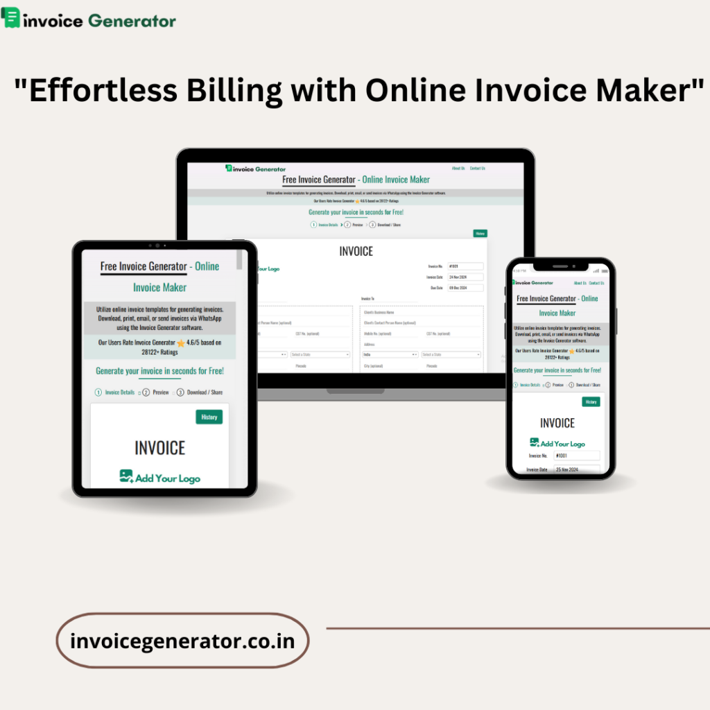 online bill creator