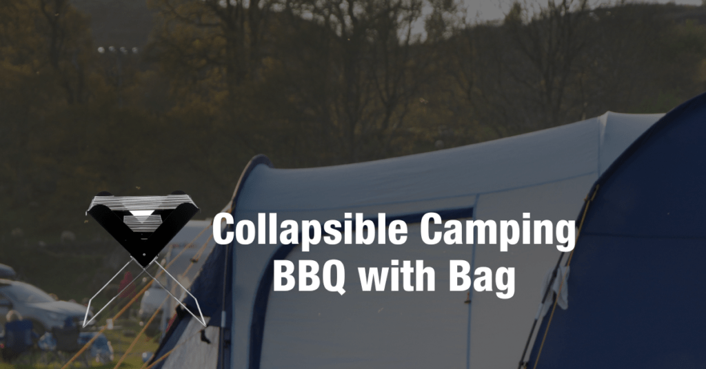 collapsible camping bbq with bag in ksa