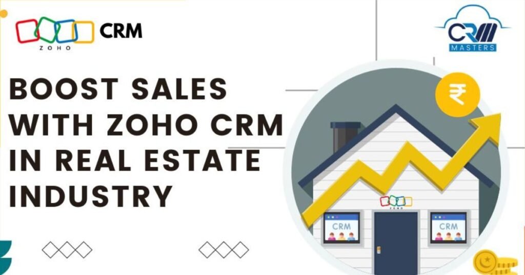 This Image is showing Zoho CRM For realestate