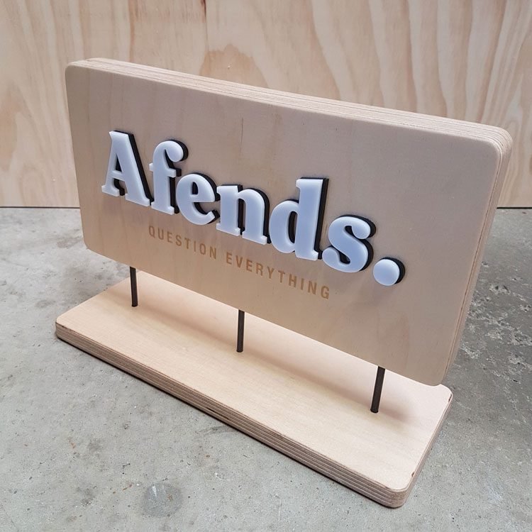 3d lettering signage