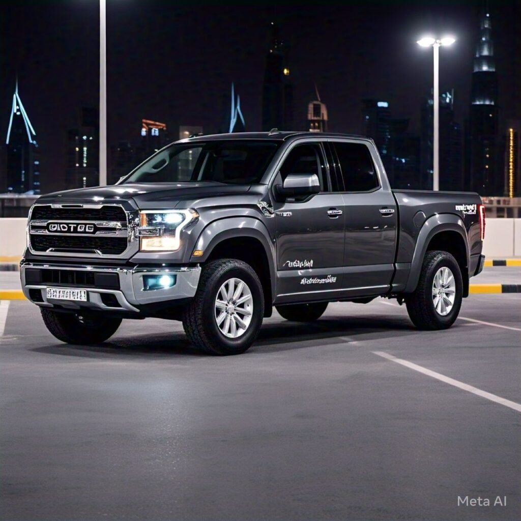 1 ton pickup truck for rent in dubai