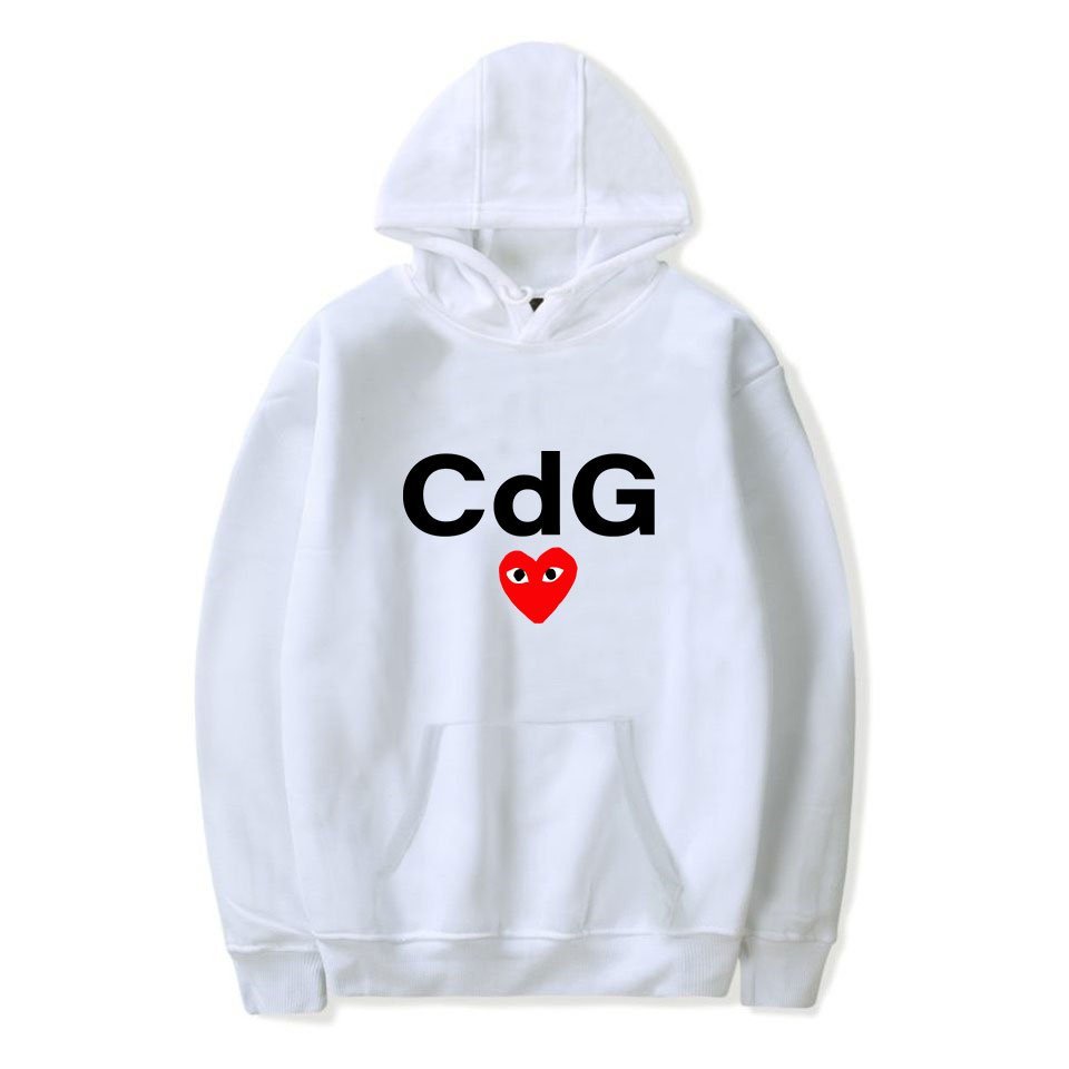 comme des garcon heart hoodie