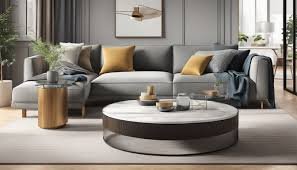 Round Coffee Tables with Storage