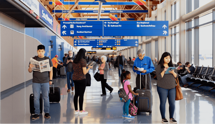 southwest airlines lga terminal