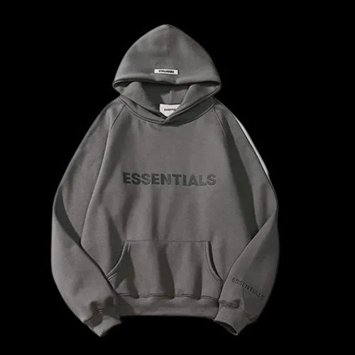 Dark Grey Essentials Hoodie