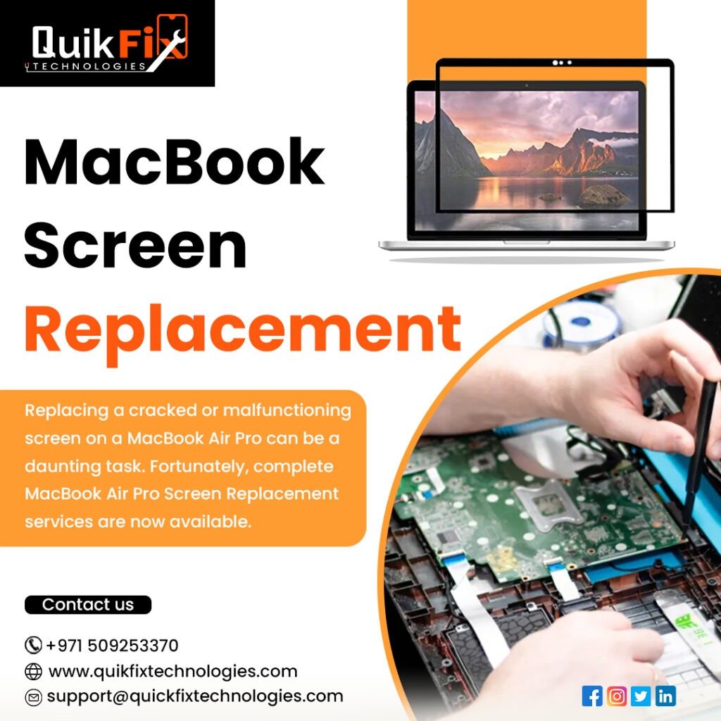 MacBook screen replacement