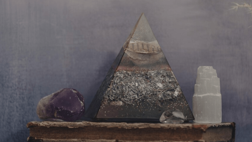 crystal pyramid