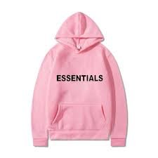 Fear of God Essentials Pink 3M Logo Pullover Hoodie Blush