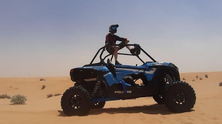 dune buggy rider