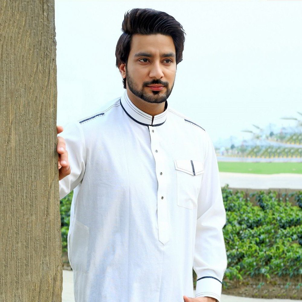 mens white kurta