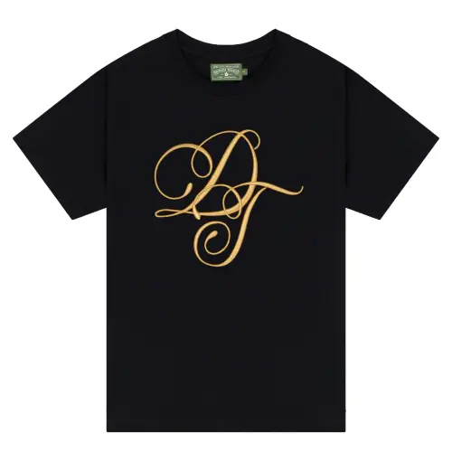 Denim-Tears-Metallic-Gold-Script-T-Shirt-1