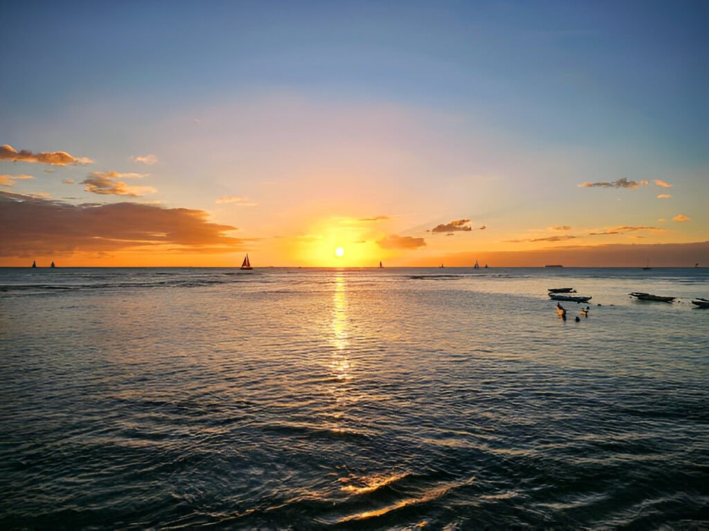 Sunset cruises in Waikiki