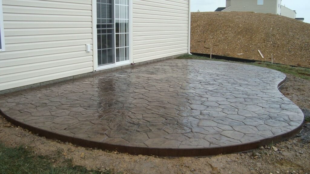 porcelain patio installation