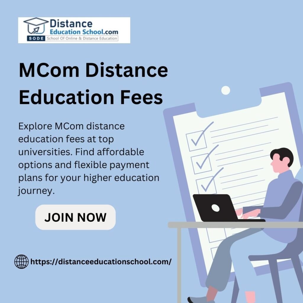 mcom-distance-education-fees