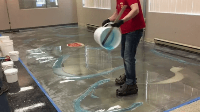 Metallic Floor Epoxy Services