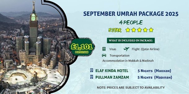 umrah packages 2025