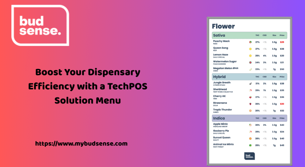 techpos solution menu