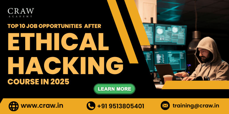 image shows JOB OPPORTUNITIES AFTER ETHICAL HACKING COURSE
