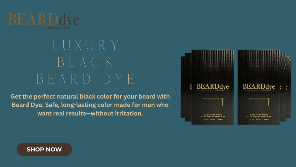 Natural Black Color for Beard