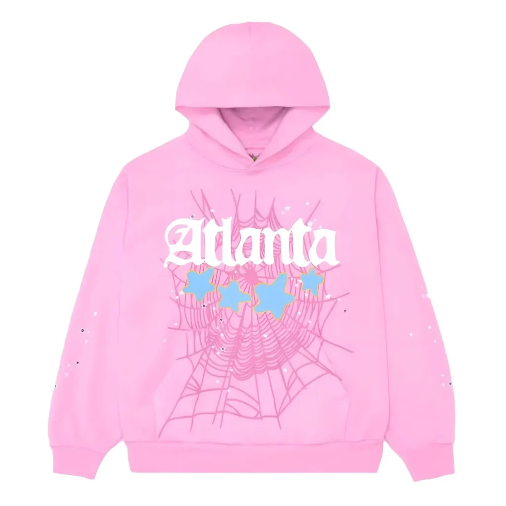 pink spider hoodie
