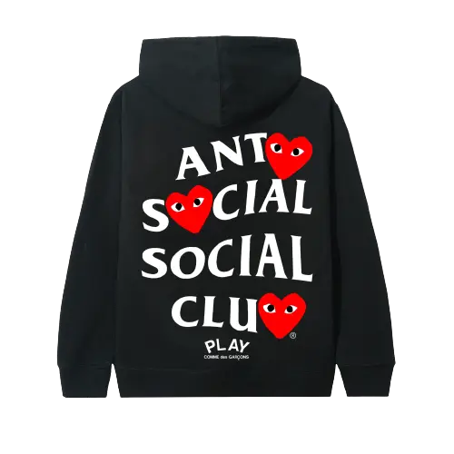 ASSC X COMME des GARCONS Black Hoodie