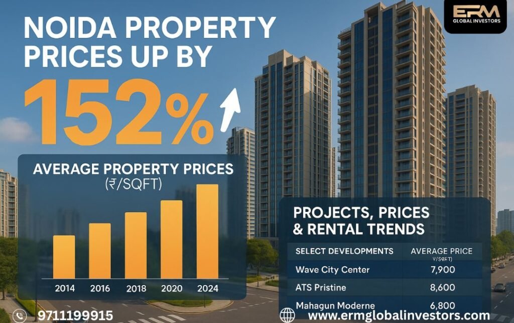 Noida Property Prices Up By 152% Projects, Prices & Rental Trends